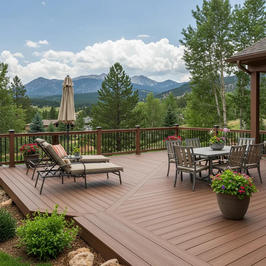 Beautifully constructed deck in Douglas County, showcasing outdoor living and relaxation
