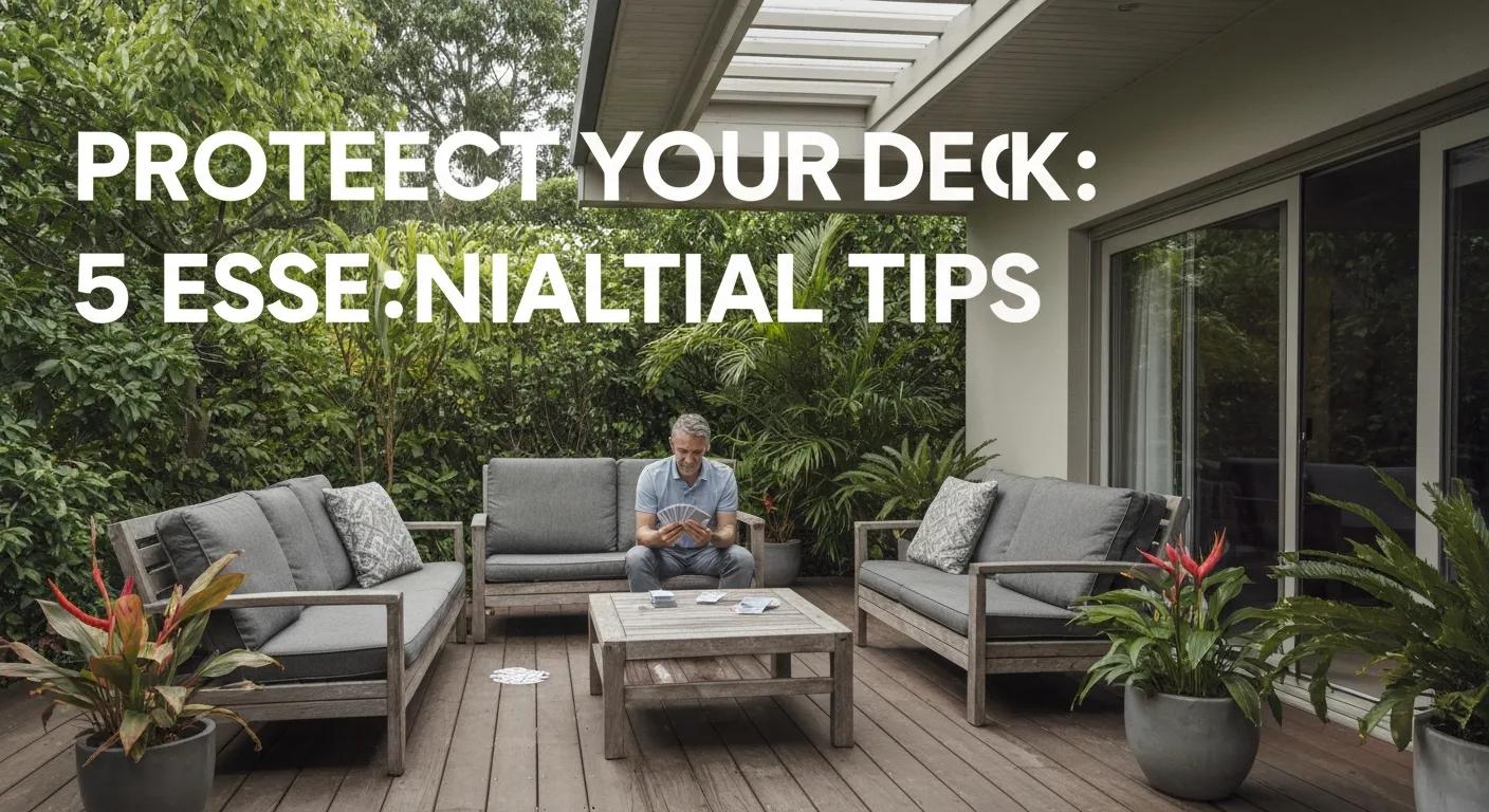 Protect your deck &mdash; five essential Colorado tips